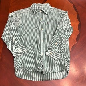 Tommy Hilfiger mint/green stripe shirt